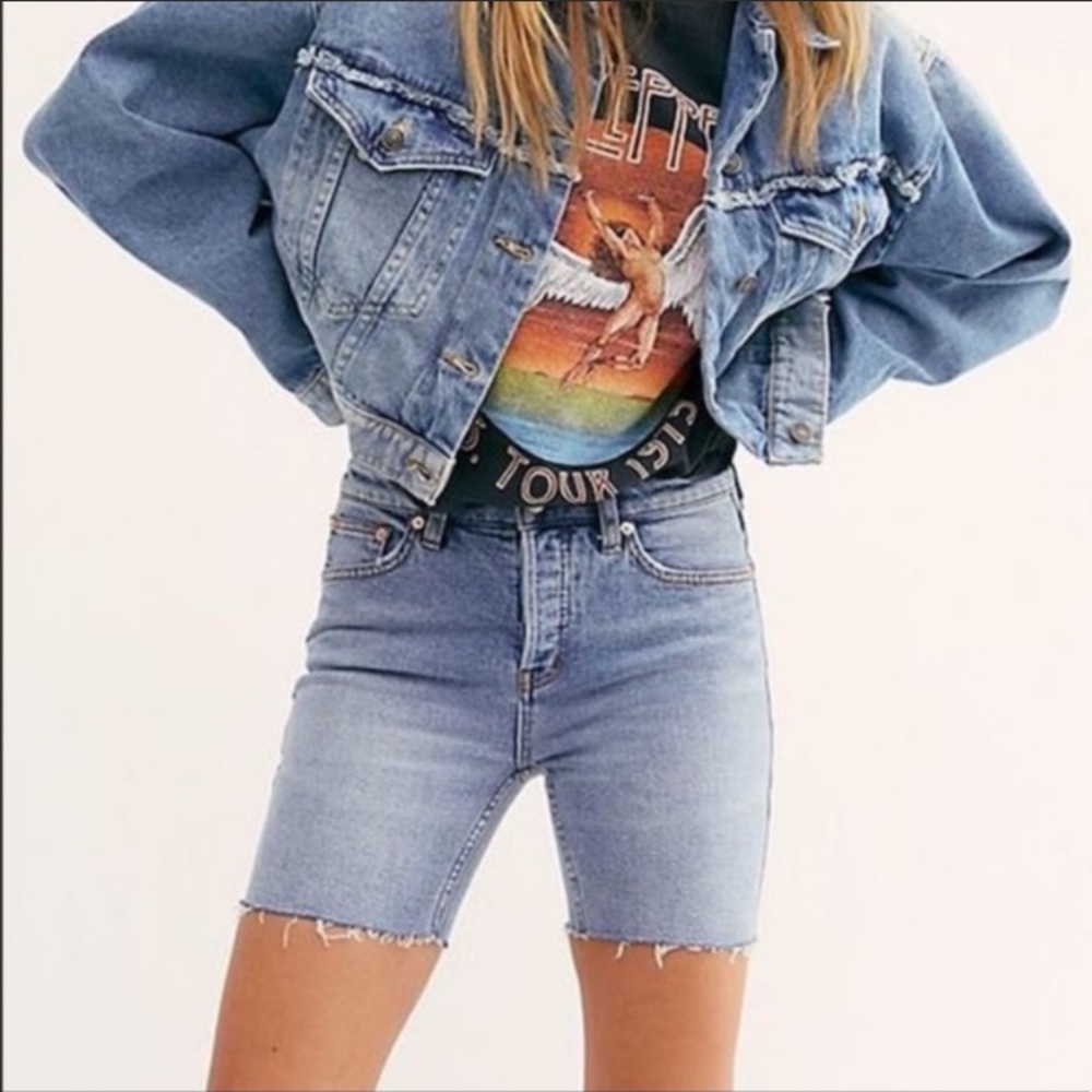 Free People Avery Bermuda Shorts